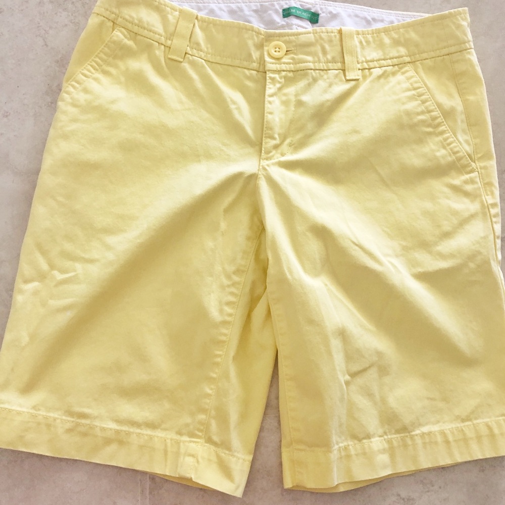 Lilly Pulitzer Yellow Bermuda Shorts sz4